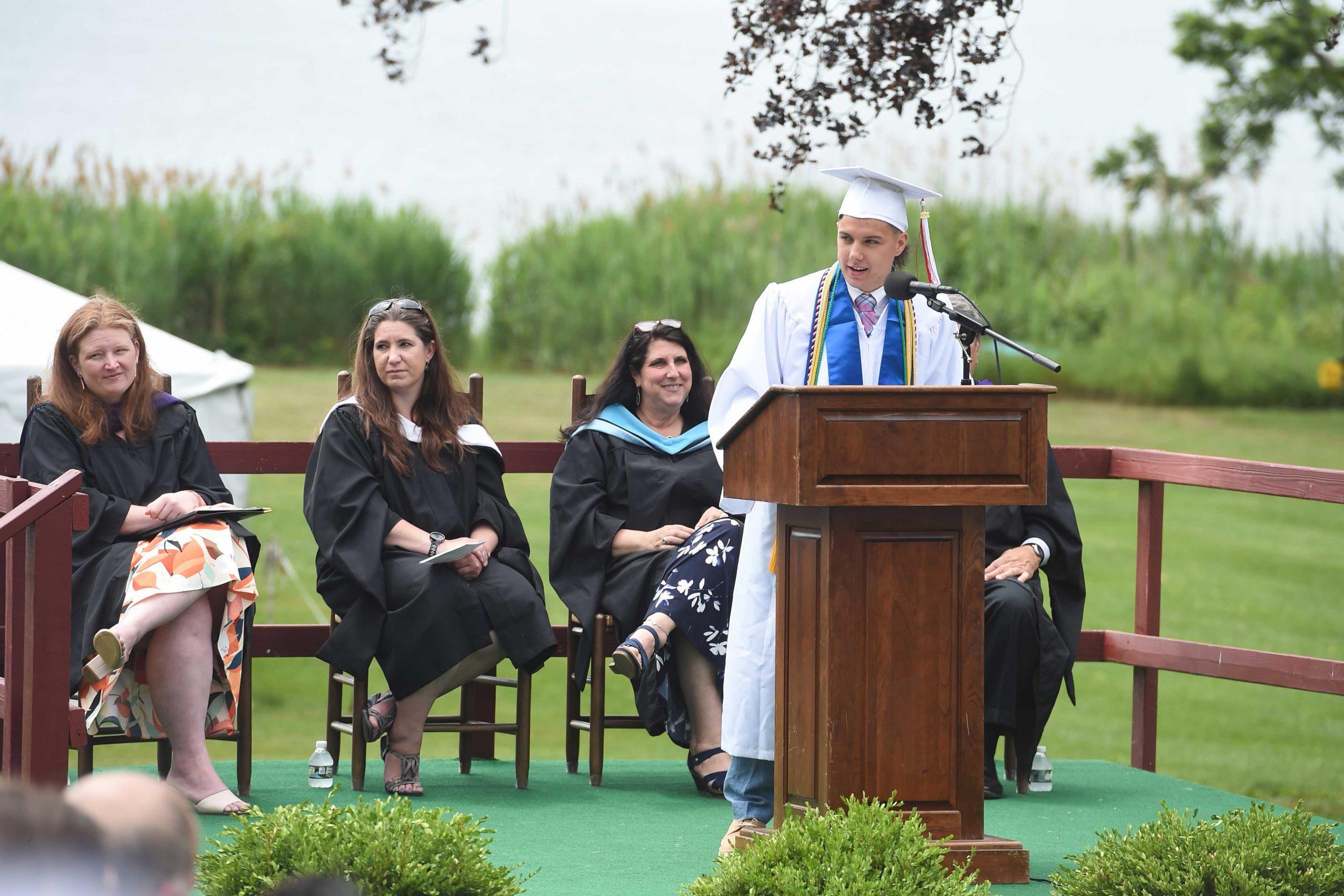 Commencement Ceremony - The Knox School is the Oldest Established Boarding School on Long Island New York - NY - USA